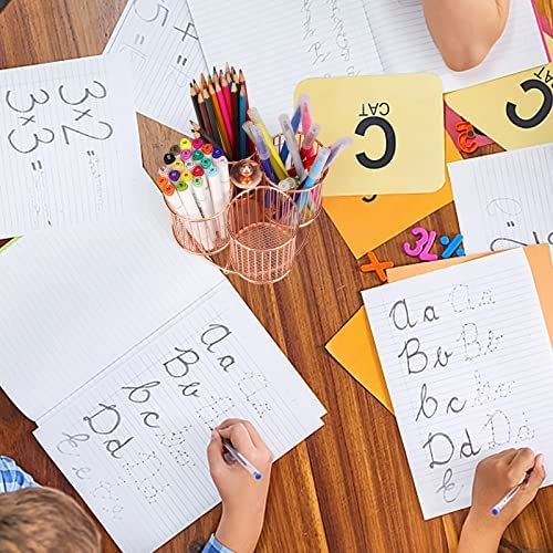 Rose Gold Pencil Holder Rotating,360-Degree Rotating Multi-Functional Pen Holder with 4 Sections Large Marker Holder Storage Caddy for Home, Office, Classroom & Art Studio - Image 7