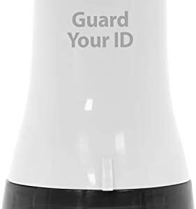 The Original Guard Your ID Wide Advanced Roller 2.0 Identity Theft Prevention Security Stamp White