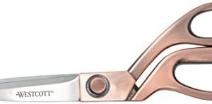 Westcott 8" Stainless Steel Copper-Finish Scissors For Office & Home (16459)