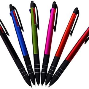XIAOL 3-in-1 Multicolor Ballpoint Pen,Red Black BlueRetractable Pens, 3-Color Press Ballpoint Pen 1-Count for Office School Supplies Students Children Gift